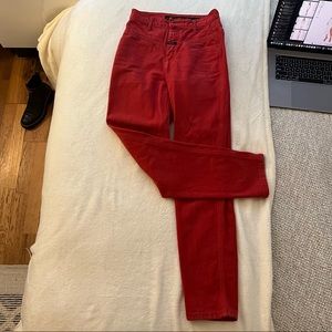 Rare girbaud red denim jeans